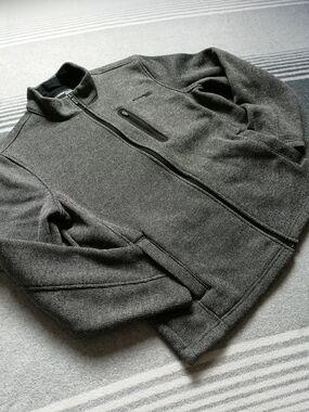 Storm Men's Charcoal Gray Full-Zip Performance Jacket